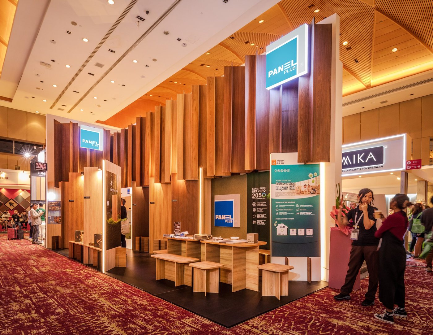 The Interlocking Panel, KLCC Convention Center, Hall 10, booth installation by Kraff (photo 1 of 8)