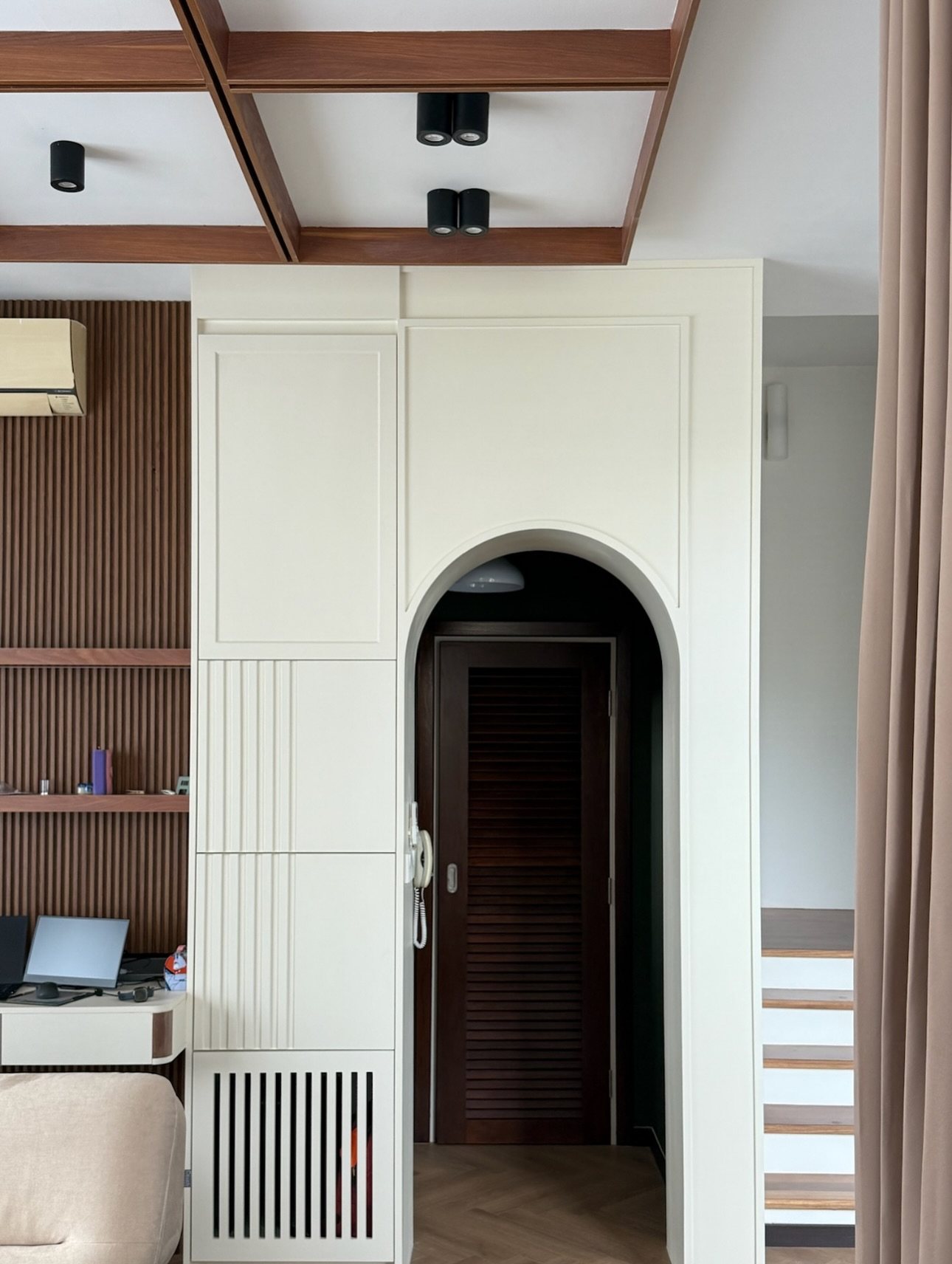 Built-in cabinetry, Sunway Montana, Sunway Montana, living cabinetry by Kraff